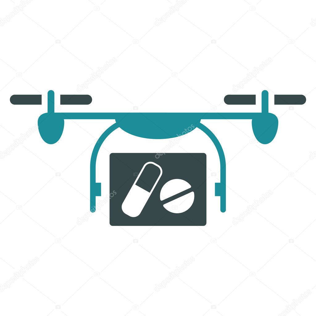 Medical Quadcopter Icon