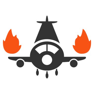 Uçak motorları simgesi yanmak