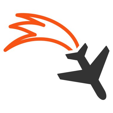 Düşen uçak simgesi