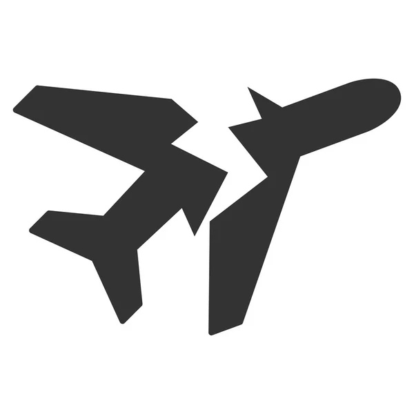 Sonu uçak simgesi — Stok fotoğraf