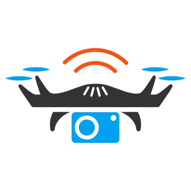 Photo Spy Drone Icon clipart