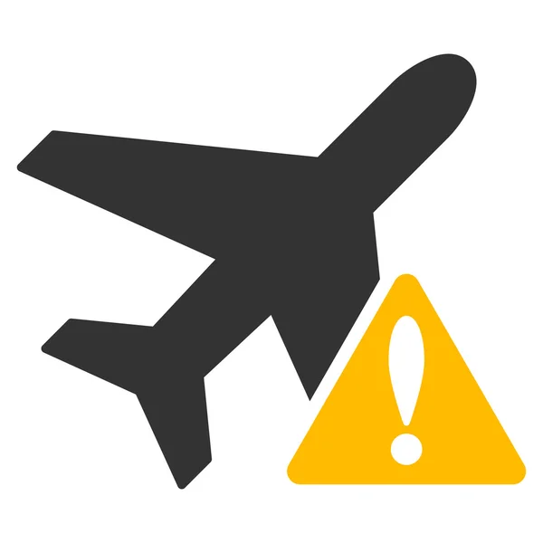 飞机警告图标 — 图库矢量图片