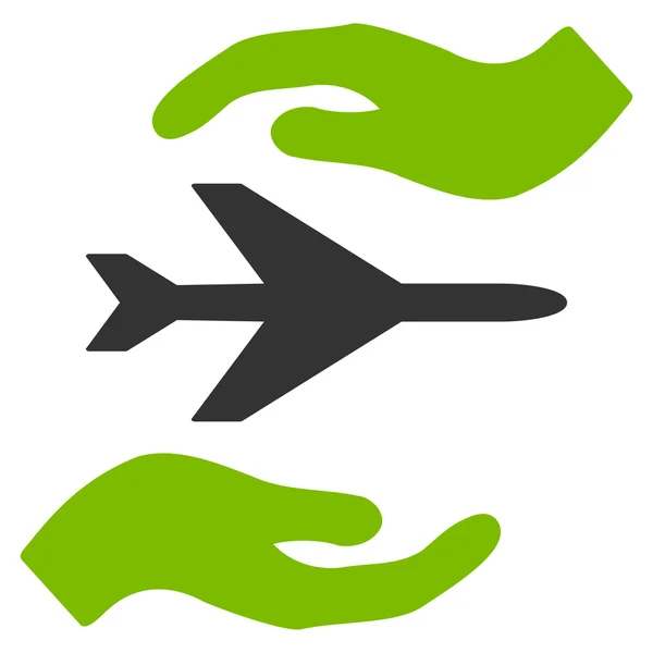 Airplane Care Icon — Stock Vector