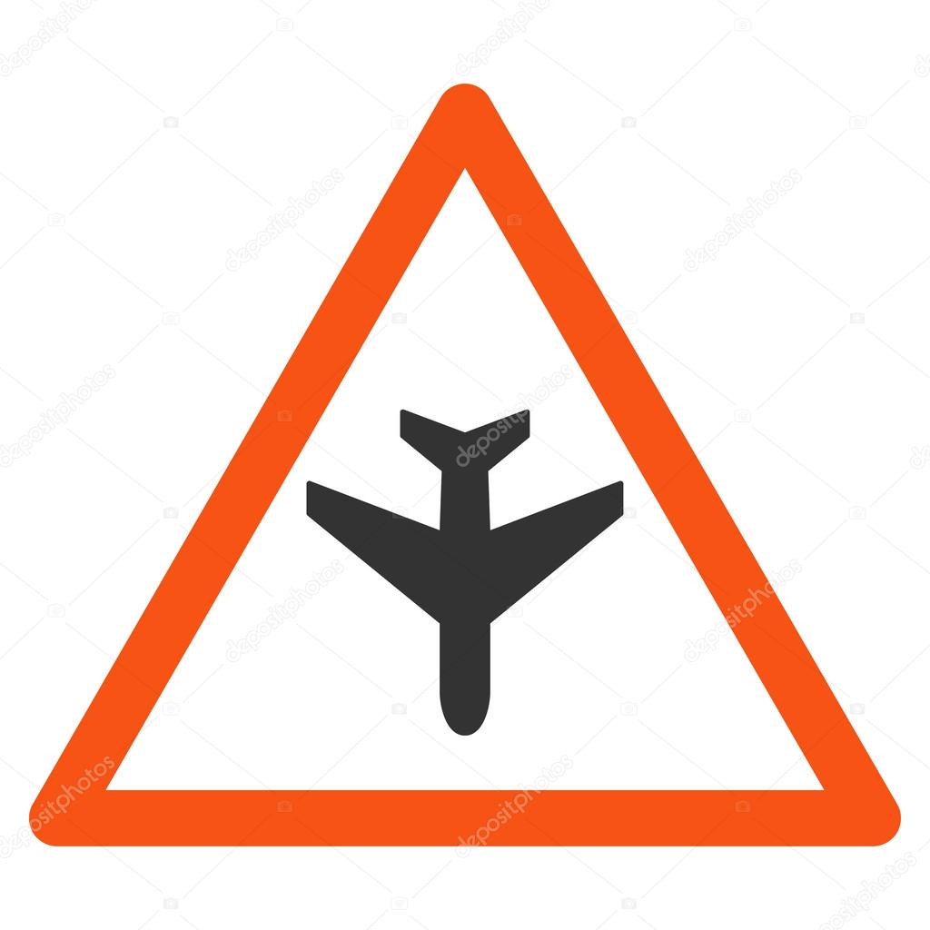 Airplane Warning Icon