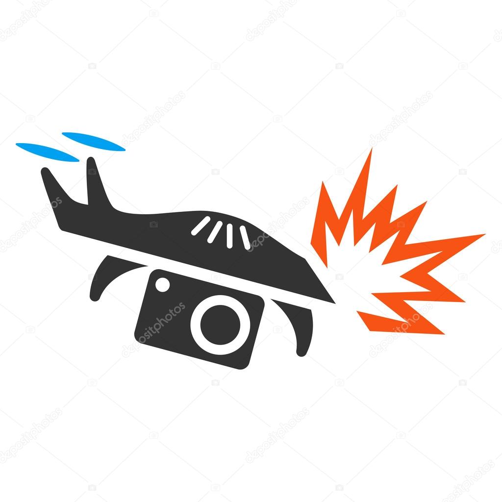 Spy Drone Explosion Icon
