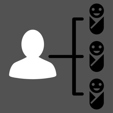 Çocuk bağlantıları simgesi