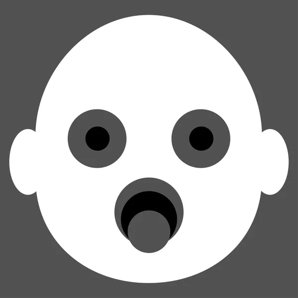 Icono de cabeza de bebé — Foto de Stock