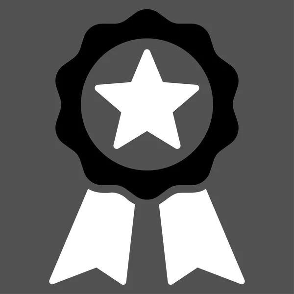 Certyfikacja foka ikona — Zdjęcie stockowe