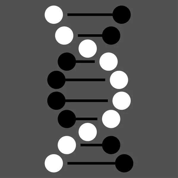 DNA platte pictogram — Stockfoto