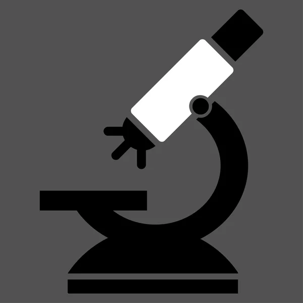 Laboratoře mikroskop ikona — Stock fotografie