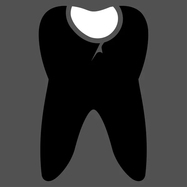 Зубная икона кариеса — стоковое фото