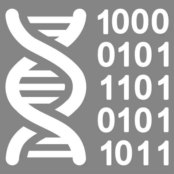 Genetikai kód ikon — Stock Fotó