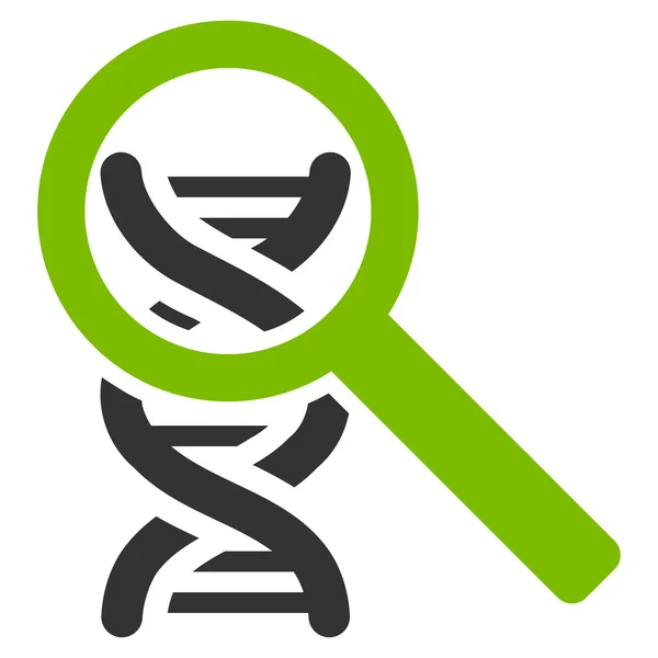 Explorar ícone de dna — Fotografia de Stock