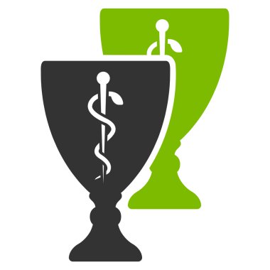 Tıbbi bardak simgesi