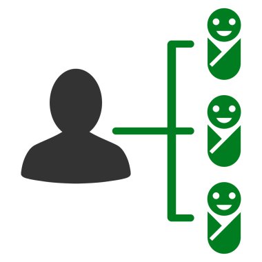 Çocuk bağlantıları simgesi