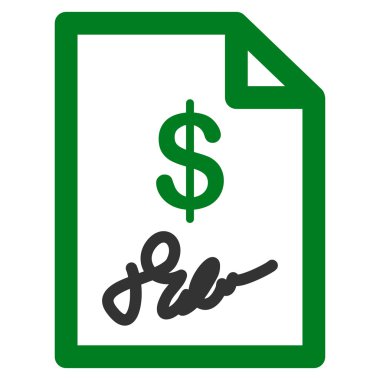 Fatura simgesi imzaladı