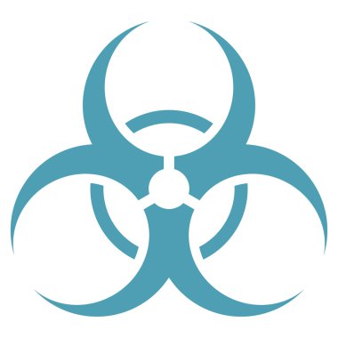biyolojik tehlike sembolü simgesi