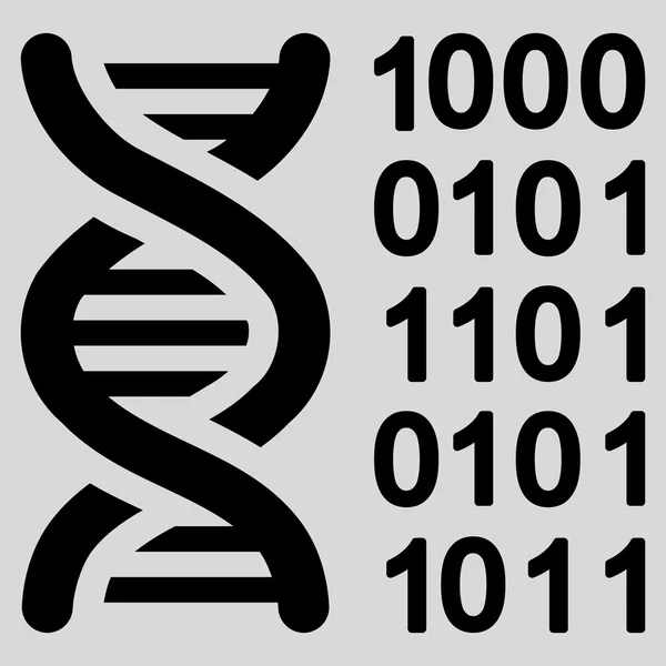 Genetik kodu simgesini — Stok fotoğraf