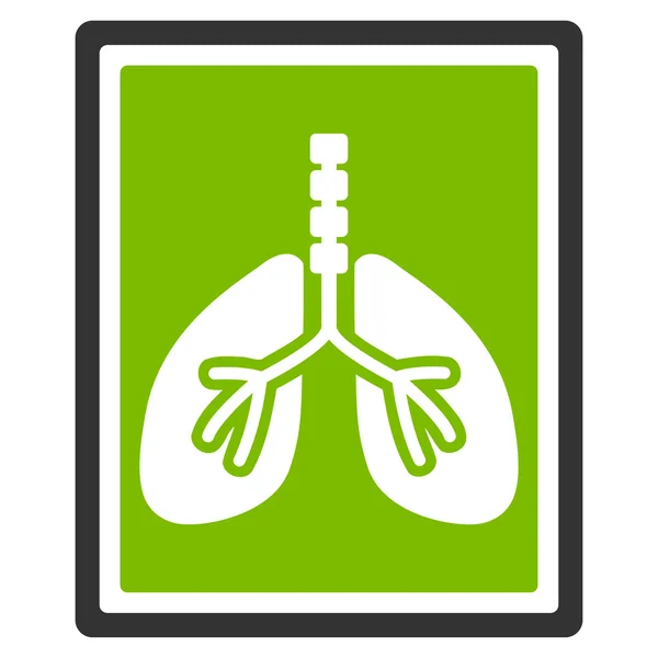 Ikona zdjęcie rentgenowskie płuc — Zdjęcie stockowe