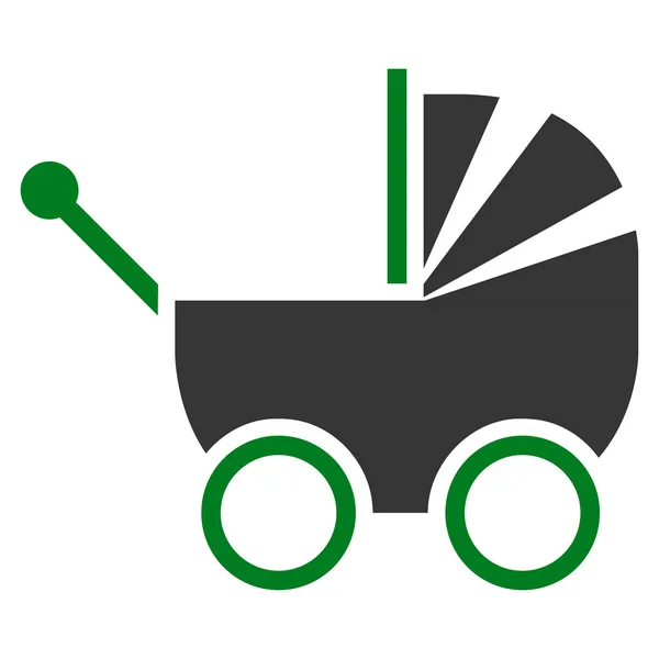 Bebek arabası simgesi — Stok fotoğraf