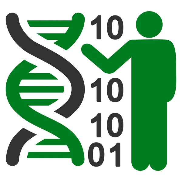 DNA Kodu Raporu Simgesi — Stok fotoğraf