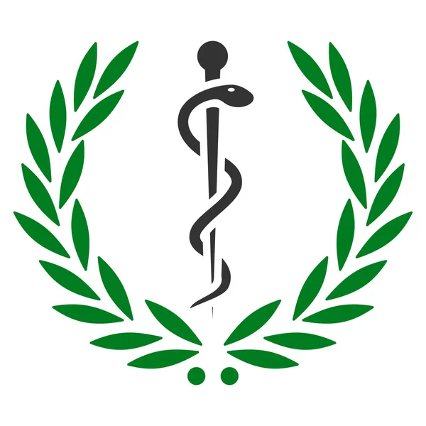 Ícone de Emblema de Cuidados de Saúde — Fotografia de Stock
