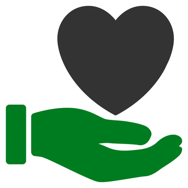 Hart liefdadigheid pictogram — Stockfoto