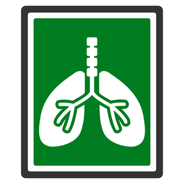 肺部 x 光照片图标 — 图库照片