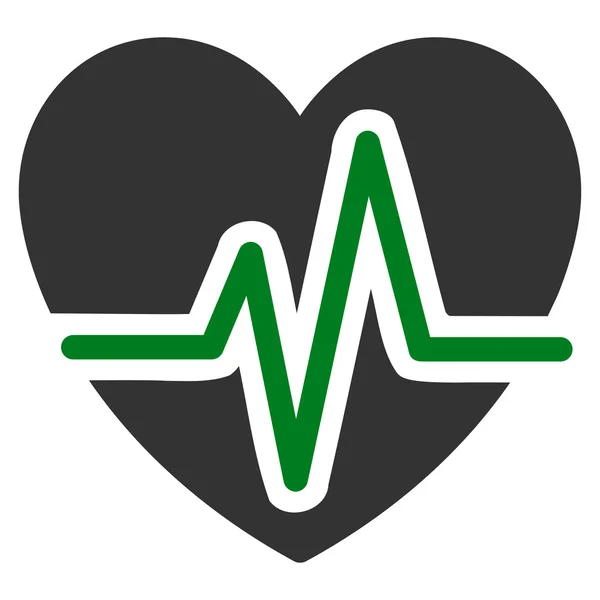 Ícone do diagrama cardíaco — Fotografia de Stock