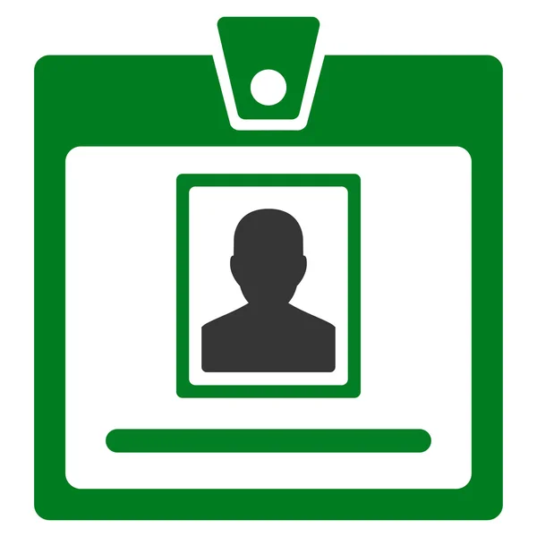 Ikona odznaka osoba — Zdjęcie stockowe