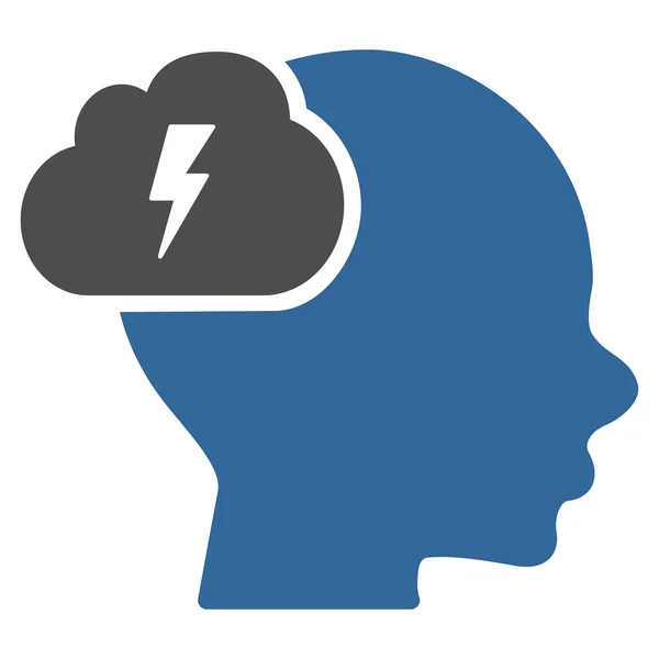 Brainstorm Flat Icon — Stock Photo, Image