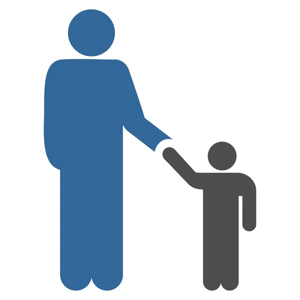 Father With Son Icon — Stock Photo, Image