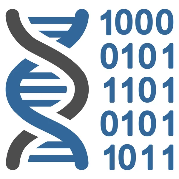 遗传代码图标 — 图库照片