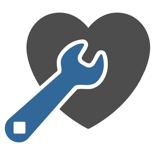 Икона ремонта сердца — стоковое фото