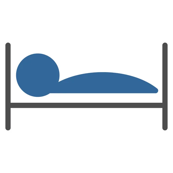 Patiënt Bed pictogram — Stockfoto