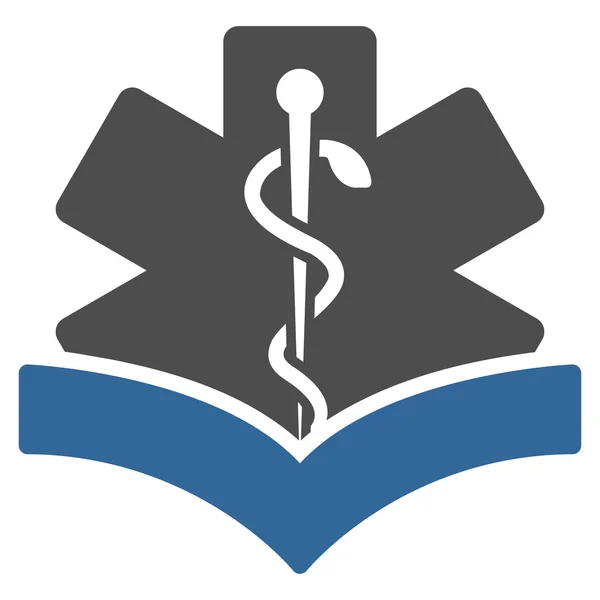 Ícone de conhecimento médico — Fotografia de Stock