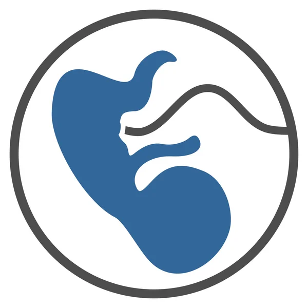 Zwangerschap platte pictogram — Stockfoto
