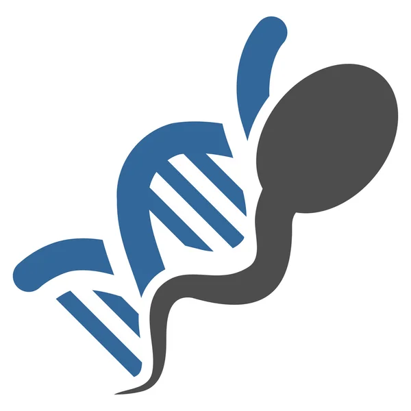 Ícone do genoma do esperma — Fotografia de Stock