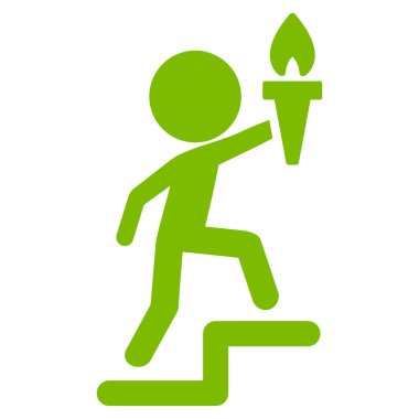 Adam siluet lideri simgesi