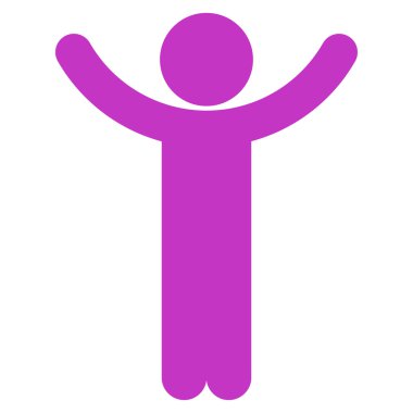 Beyefendi simgesini Kaldır ellerini