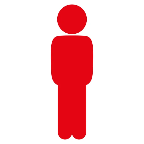 Icono de Pose de pie humano — Vector de stock