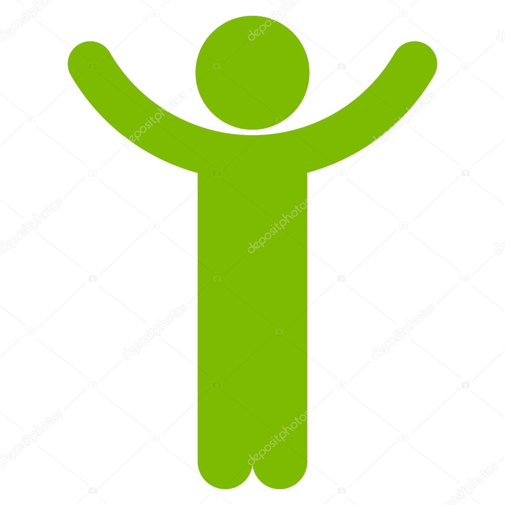 Hands Up Avatar Icon
