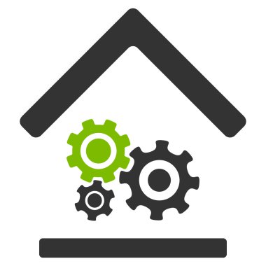 Atölye düz simgesi