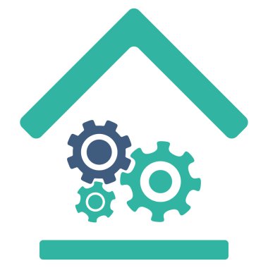 Atölye düz simgesi