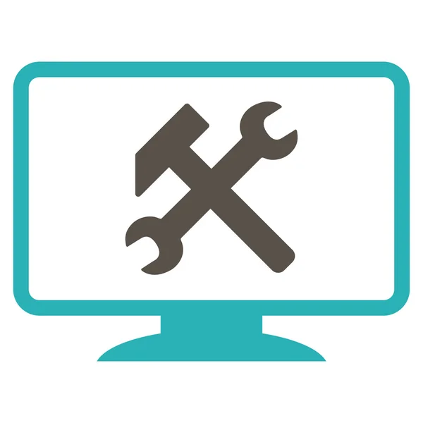 Desktop Settings Icon — Stock Photo, Image