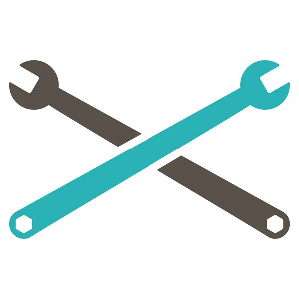 Wrenches Flat Icon — Stock Photo, Image