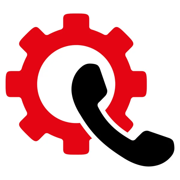Ícone de configuração do telefone — Fotografia de Stock