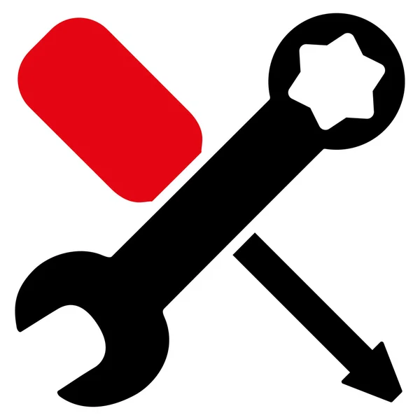 Płaskie ikonę narzędzia — Zdjęcie stockowe