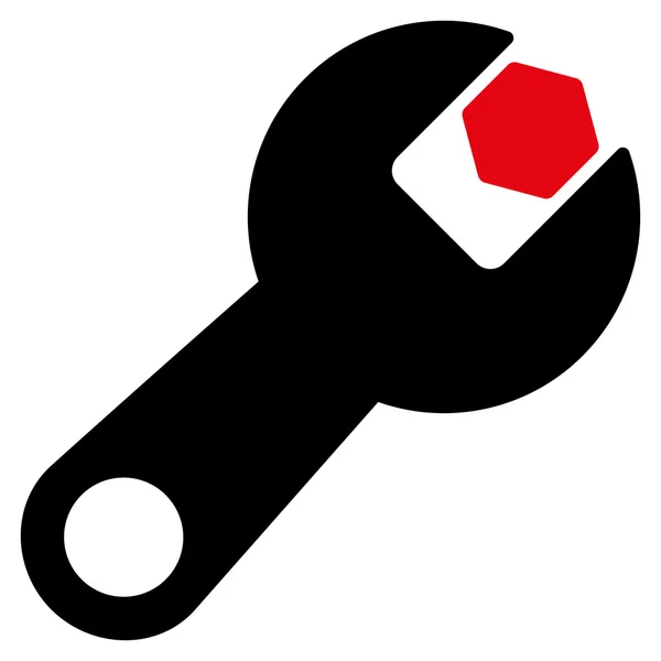 Klucz płaski ikona — Zdjęcie stockowe