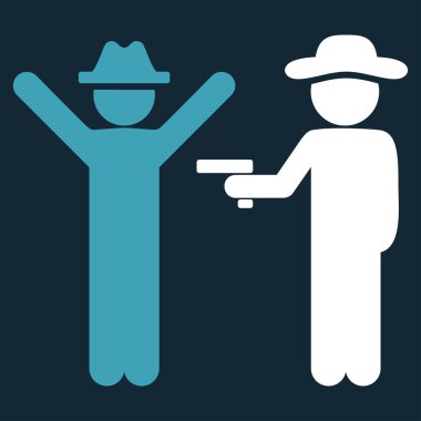 İnsan figürü suç simgesi